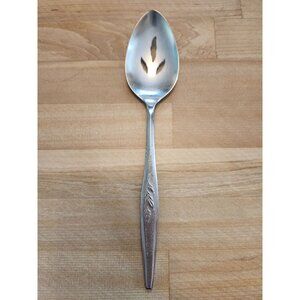 Oneida Community Woodmere Stainless Steel Slotted Serving Spoon